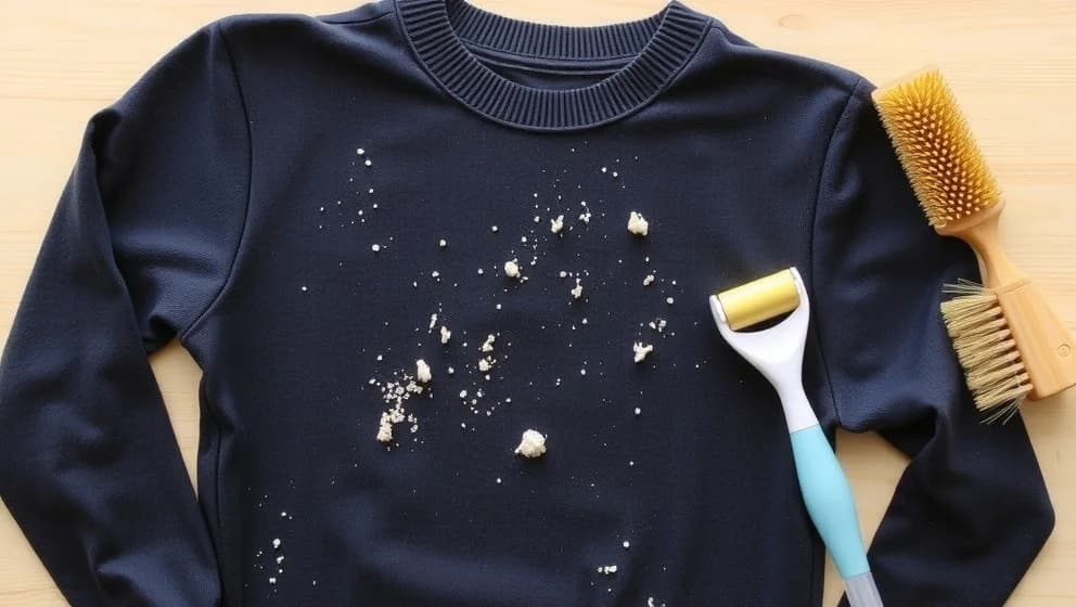 Så tar du bort noppor och ludd från kläder